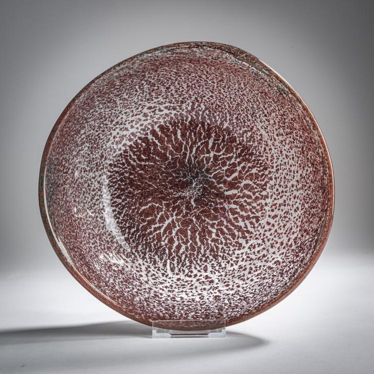 Bild 1 zu Objekt, 'Porpora' bowl, 1955, Ercole Barovier, Barovier & Toso, Murano, 158C 886