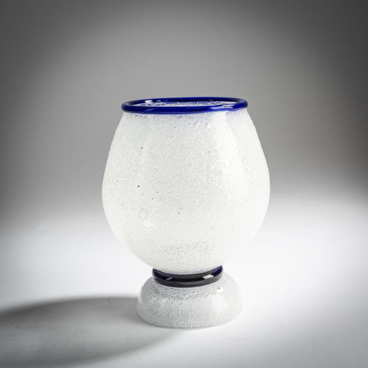 Hauptbild zu Objekt, 'Pulegoso' vase, c. 1928, Napoleone Martinuzzi, Venini & C., Murano, 158C 790