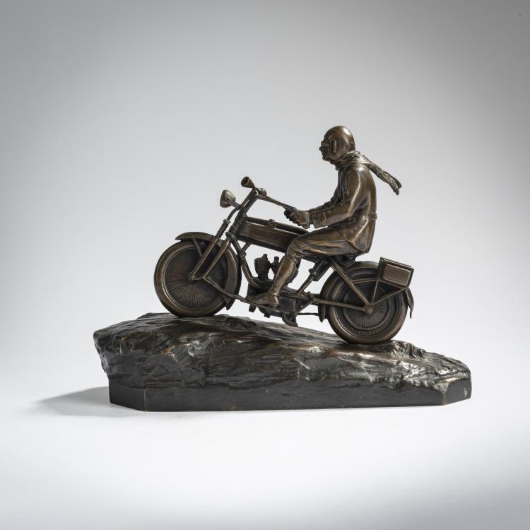 Bild 2 zu Objekt, Motorcyclist, 1920s, Richard Thuss, Argentor, Wien, 159C 397