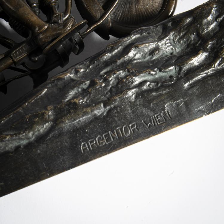 Bild 4 zu Objekt, Motorcyclist, 1920s, Richard Thuss, Argentor, Wien, 159C 397