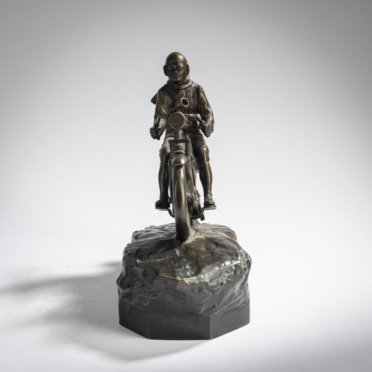 Bild 5 zu Objekt, Motorcyclist, 1920s, Richard Thuss, Argentor, Wien, 159C 397