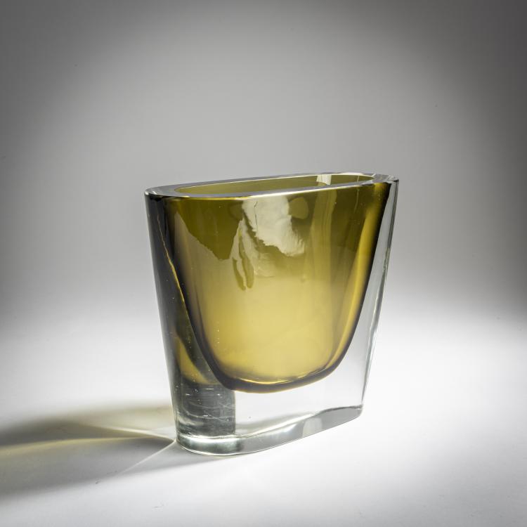 Bild 1 zu Objekt, 'Sommerso' vase, c. 1960, Flavio Poli, Seguso Vetri d'Arte, Murano, 158C 931