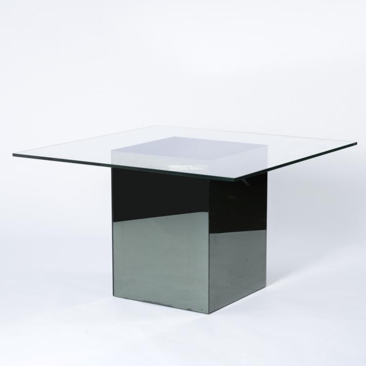 Hauptbild zu Objekt, 'Blok' table, 1971, Nanda Vigo, Acerbis, Bergamo, 158A 236
