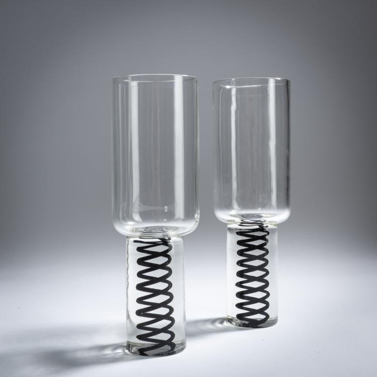 Bild 3 zu Objekt, Two 'Philips' glasses, 1965, Ludovico Diaz de Santillana, Venini & C., Murano, 158C 849