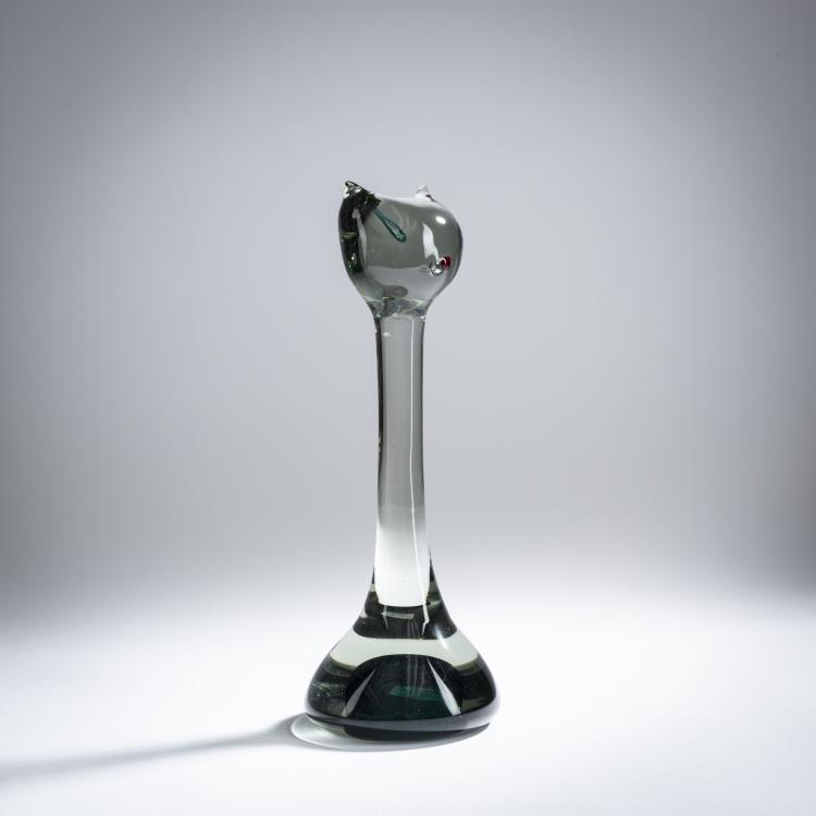 Bild 1 zu Objekt, Cat from the 'Moonlight cat' series, 1960s, Antonio Da Ros, Cenedese, Gino, Murano, 158C 985