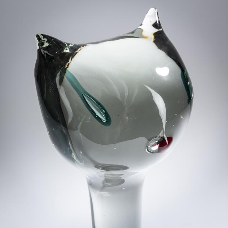 Bild 3 zu Objekt, Cat from the 'Moonlight cat' series, 1960s, Antonio Da Ros, Cenedese, Gino, Murano, 158C 985