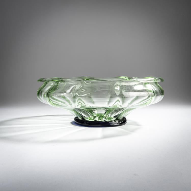 Hauptbild zu Objekt, Bowl, c. 1925, Vittorio Zecchin (attributed), Cappellin, M.V.M., Murano (zugeschrieben), 158C 778