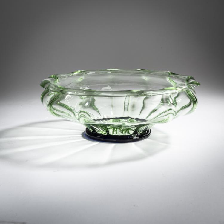 Bild 1 zu Objekt, Bowl, c. 1925, Vittorio Zecchin (attributed), Cappellin, M.V.M., Murano (zugeschrieben), 158C 778