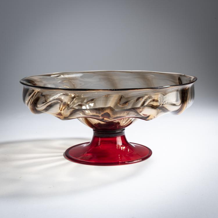 Hauptbild zu Objekt, Bowl, c. 1925, Vittorio Zecchin (attributed), Cappellin, M.V.M., Murano (zugeschrieben), 158C 779