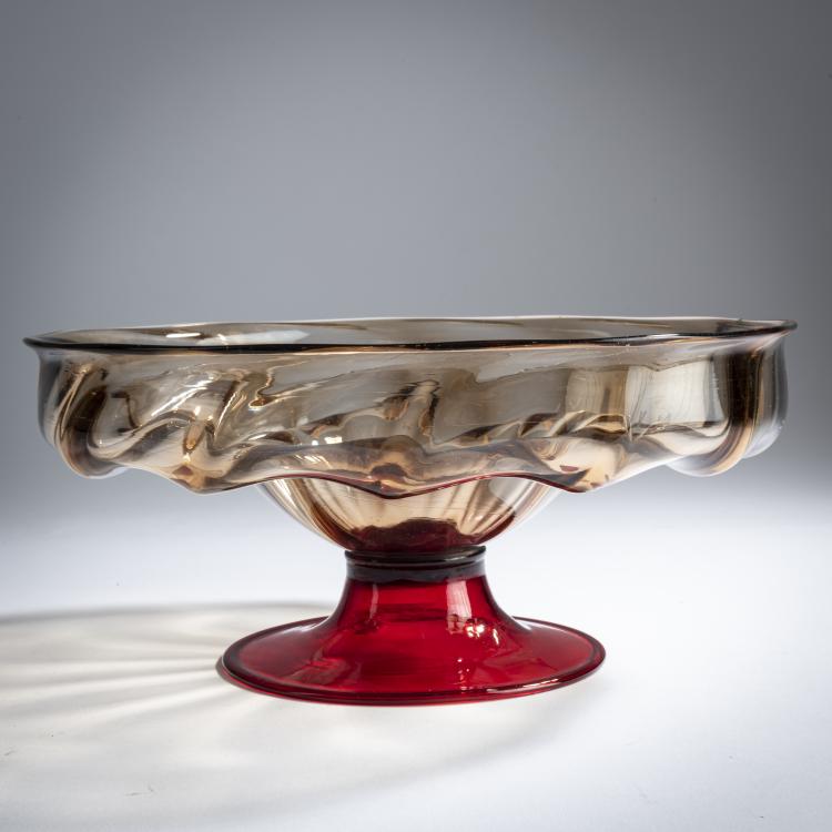 Bild 1 zu Objekt, Bowl, c. 1925, Vittorio Zecchin (attributed), Cappellin, M.V.M., Murano (zugeschrieben), 158C 779