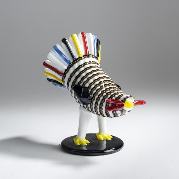 Hauptbild zu Objekt, Rooster 'Gallo', 1953, Fulvio Bianconi, Venini & C., Murano, 158C 870