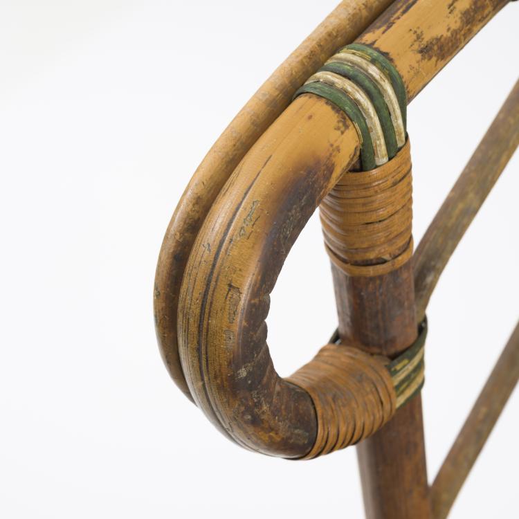 Bild 3 zu Objekt, 2 wicker chairs, 1940s, Italien, 158A 12