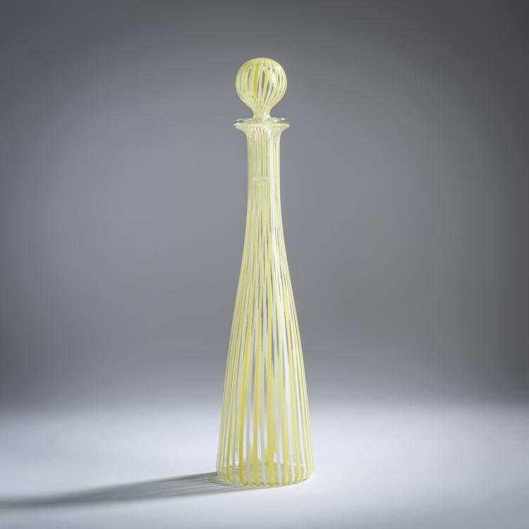 Hauptbild zu Objekt, Carafe with stopper, 1949/50, Gio Ponti, Venini & C., Murano, 158C 819