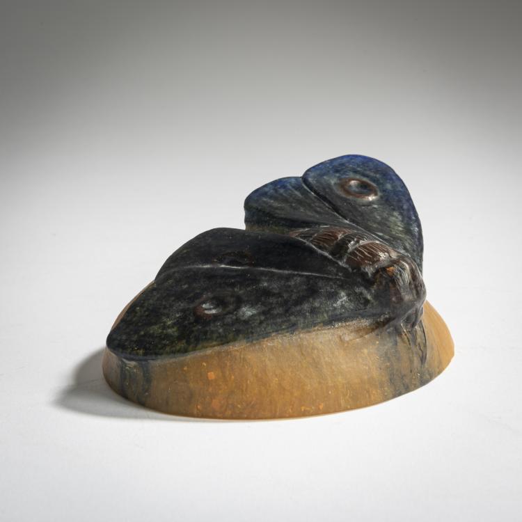 Bild 1 zu Objekt, 'Papillon de Nuit', c. 1910, Henri Berg&eacute;, Walter, Amalric, Nancy, 159B 282