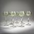 7 wine glasses, c. 1904