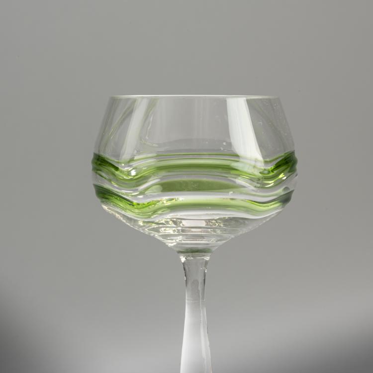 Bild 2 zu Objekt, Sieben Weingl&auml;ser, um 1904, Theresienthal, 159B 330