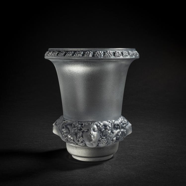 Hauptbild zu Objekt, Vase 'Quatre t&ecirc;tes femmes et raisins', 1939, Ren&eacute; Lalique, Lalique, Wingen-sur-Moder, 159A 38