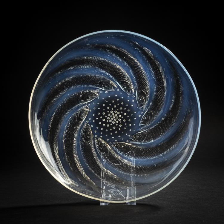Hauptbild zu Objekt, Teller 'Poissons N&deg; 2', 1931, Ren&eacute; Lalique, Lalique, Wingen-sur-Moder, 159A 24