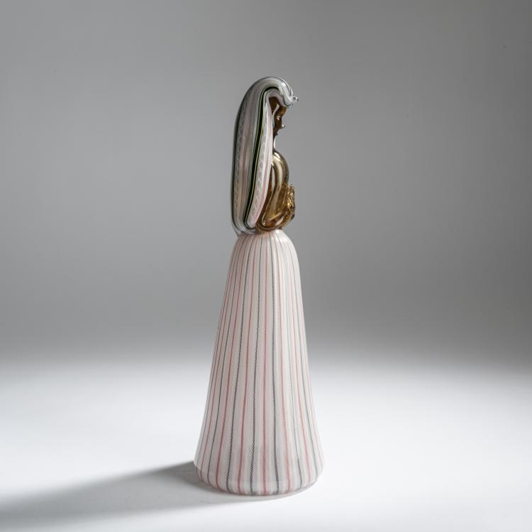 Bild 2 zu Objekt, Figure from the 'Costumi regionali' series, c. 1949, Fulvio Bianconi, Venini & C., Murano, 158C 820