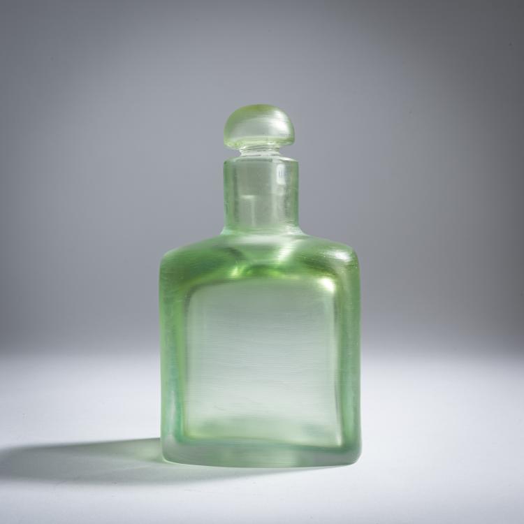 Hauptbild zu Objekt, 'Inciso' bottle with stopper, c. 1956, Paolo Venini, Venini & C., Murano, 158C 837