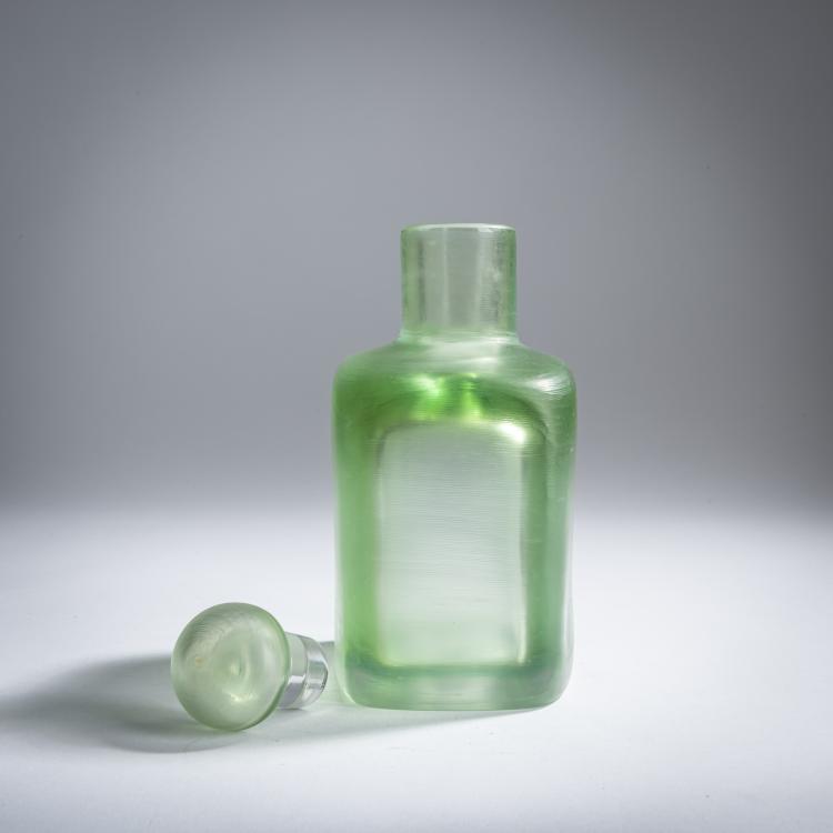 Bild 3 zu Objekt, 'Inciso' bottle with stopper, c. 1956, Paolo Venini, Venini & C., Murano, 158C 837