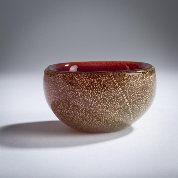 Hauptbild zu Objekt, 'Sommerso a bollicine' vase, c. 1934, Carlo Scarpa, Venini & C., Murano, 158C 798