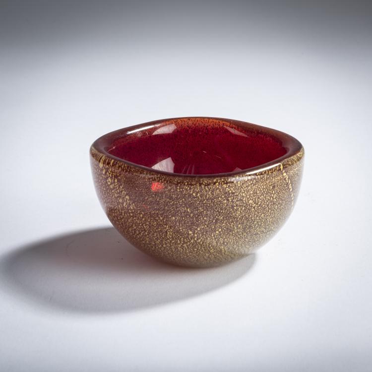 Bild 1 zu Objekt, 'Sommerso a bollicine' vase, c. 1934, Carlo Scarpa, Venini & C., Murano, 158C 798