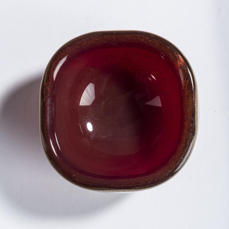 Bild 3 zu Objekt, 'Sommerso a bollicine' vase, c. 1934, Carlo Scarpa, Venini & C., Murano, 158C 798