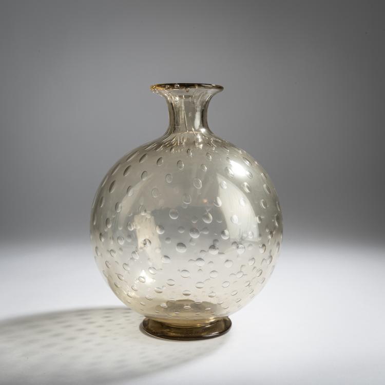 Hauptbild zu Objekt, 'A bolle' vase, c. 1927, Napoleone Martinuzzi (attributed), Venini & C., Murano, 158C 789
