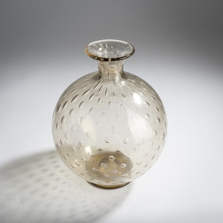 Bild 1 zu Objekt, 'A bolle' vase, c. 1927, Napoleone Martinuzzi (attributed), Venini & C., Murano, 158C 789