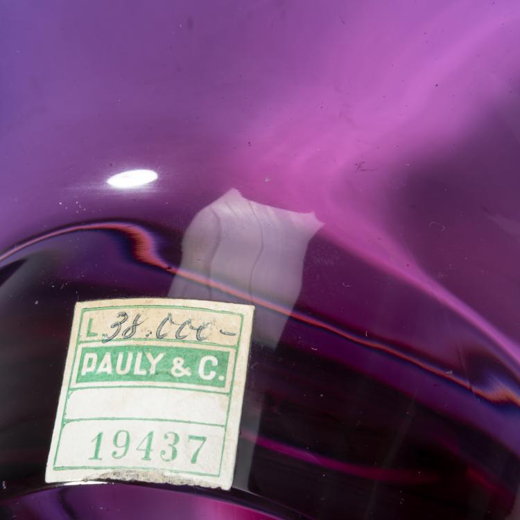 Bild 6 zu Objekt, 'Sommerso blu rubino' bowl, c. 1955, Flavio Poli, Seguso Vetri d'Arte, Murano, 158C 921