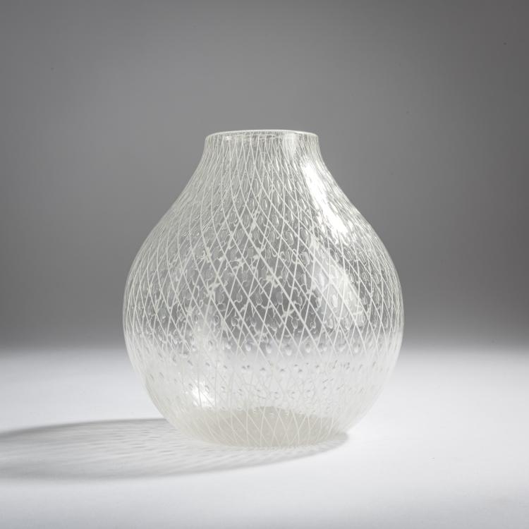 Hauptbild zu Objekt, 'Filigrana a Reticello' vase, 1960s, Carlo Scarpa, Venini & C., Murano, 158C 846