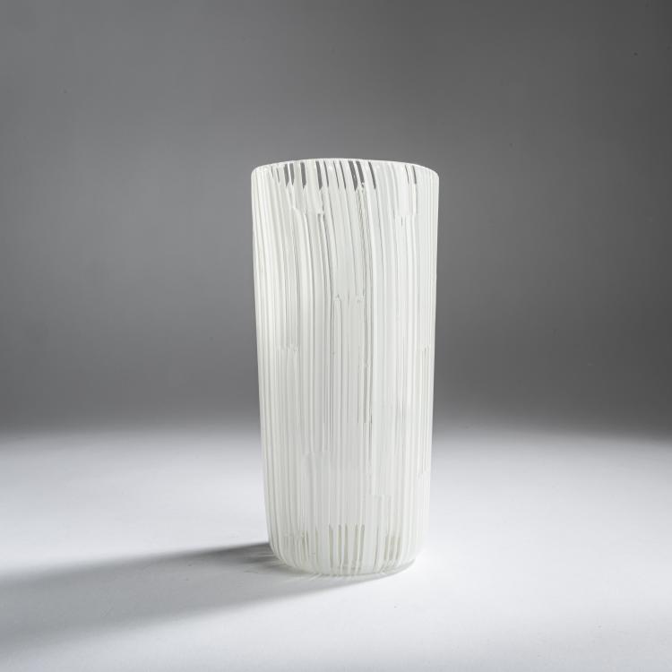 Hauptbild zu Objekt, 'Pioggia' vase, c. 1960, Ginette Gignous, Venini & C., Murano, 158C 844