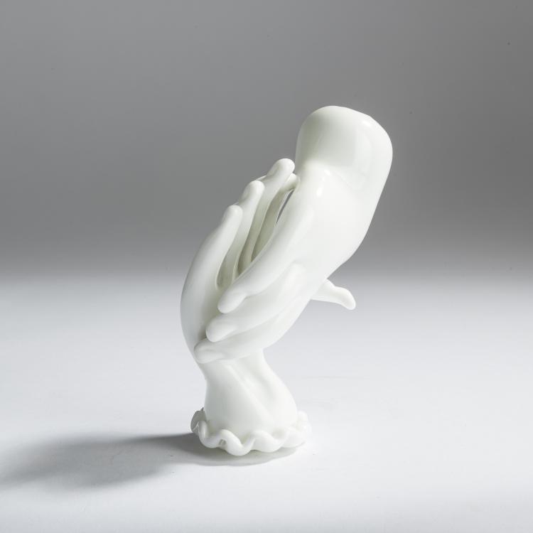 Bild 1 zu Objekt, 'Stretta di mano' hands, 1948, Fulvio Bianconi, Venini & C., Murano, 158C 816