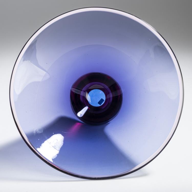 Bild 2 zu Objekt, Bowl 'Sommerso blu rubino', c. 1954, Flavio Poli, Seguso Vetri d'Arte, Murano, 158C 919