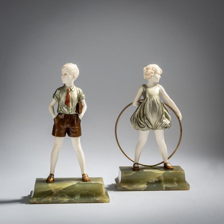Hauptbild zu Objekt, 'Hoop Girl' und 'Sonny Boy', um 1930, Ferdinand Preiss, 159C 388