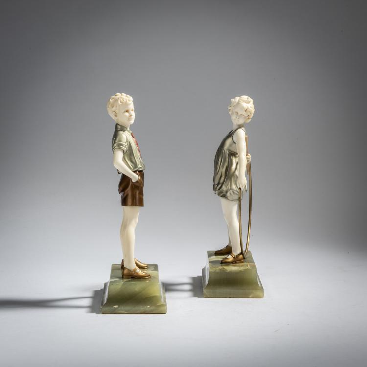 Bild 1 zu Objekt, 'Hoop Girl' und 'Sonny Boy', um 1930, Ferdinand Preiss, 159C 388