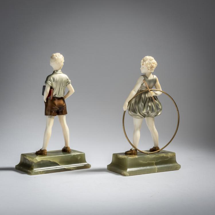 Bild 2 zu Objekt, 'Hoop Girl' und 'Sonny Boy', um 1930, Ferdinand Preiss, 159C 388