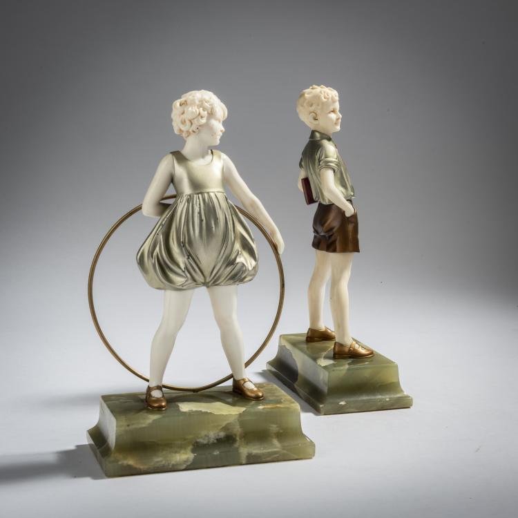 Bild 3 zu Objekt, 'Hoop Girl' und 'Sonny Boy', um 1930, Ferdinand Preiss, 159C 388