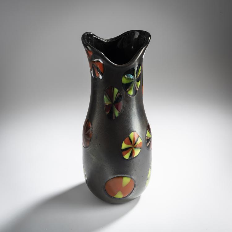Bild 3 zu Objekt, 'Nerox stellato' vase, 1954, Ermanno Toso, Toso, Fratelli, Murano, 158C 973