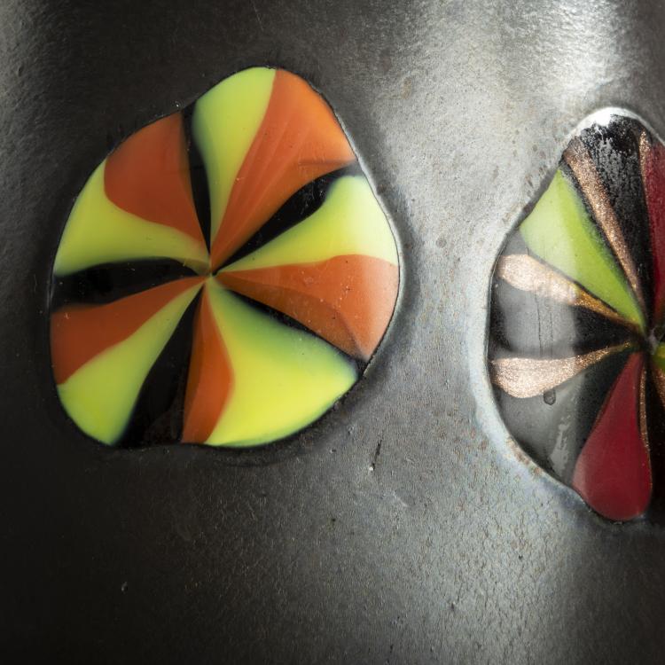 Bild 4 zu Objekt, 'Nerox stellato' vase, 1954, Ermanno Toso, Toso, Fratelli, Murano, 158C 973