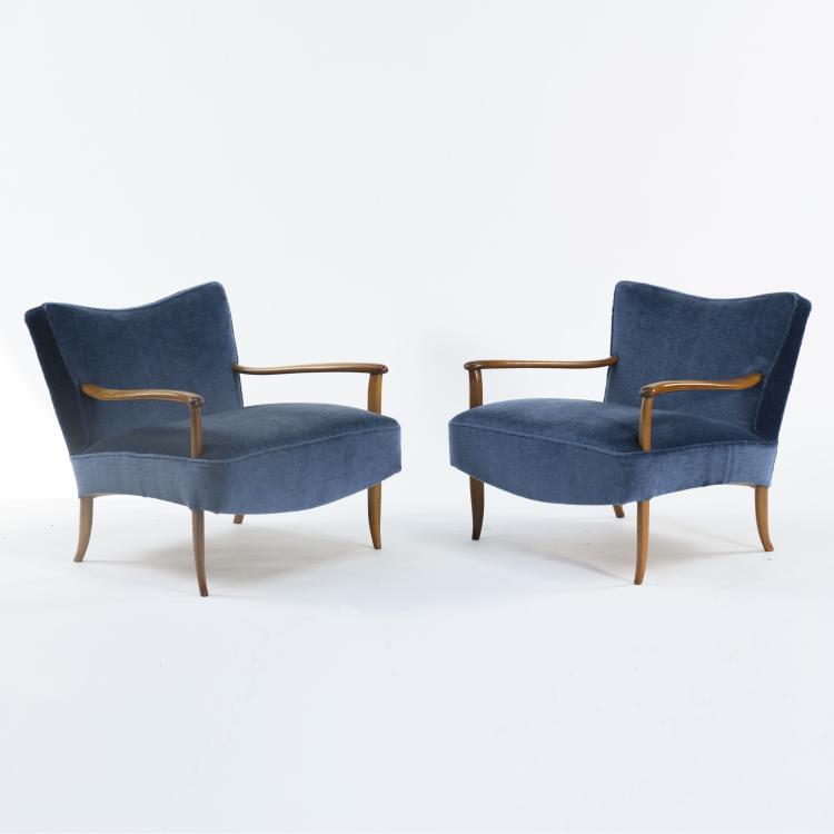 Bild 1 zu Objekt, 2 armchairs, 1950s, Italien, 158A 39