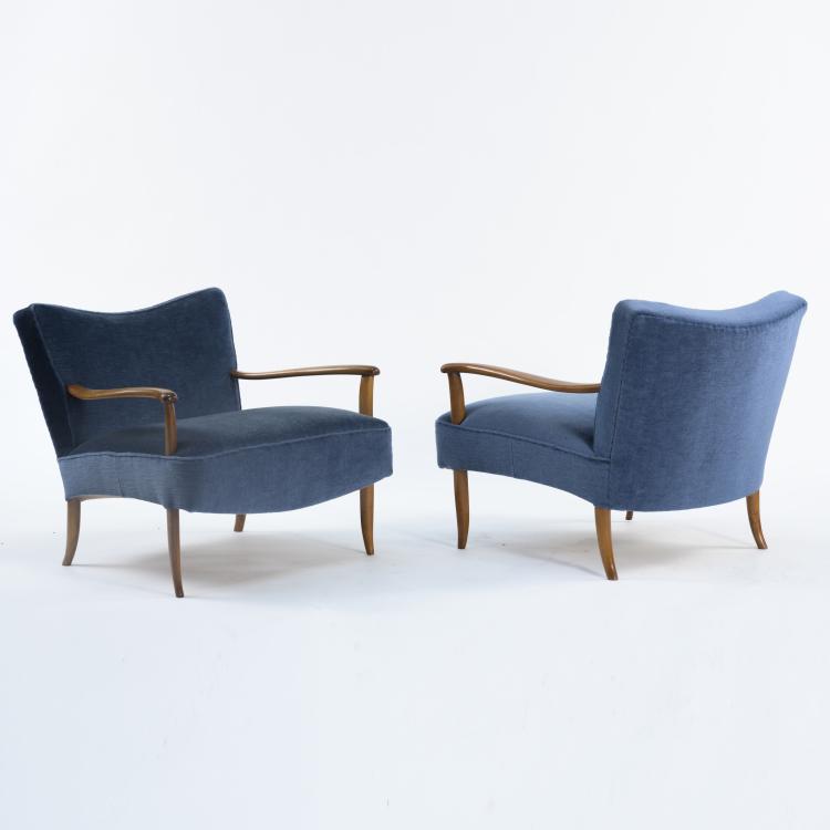 Bild 2 zu Objekt, 2 armchairs, 1950s, Italien, 158A 39