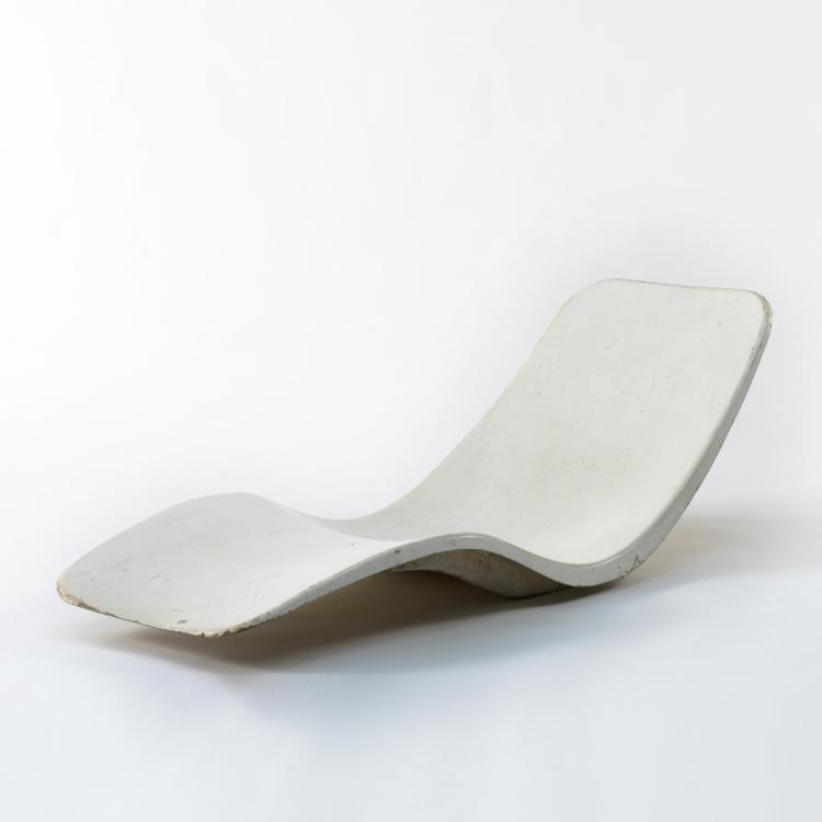 Hauptbild zu Objekt, Lounge chair, c. 1970, Charles Zublena, Plastique de Bourgogne (zugeschrieben), 158B 509