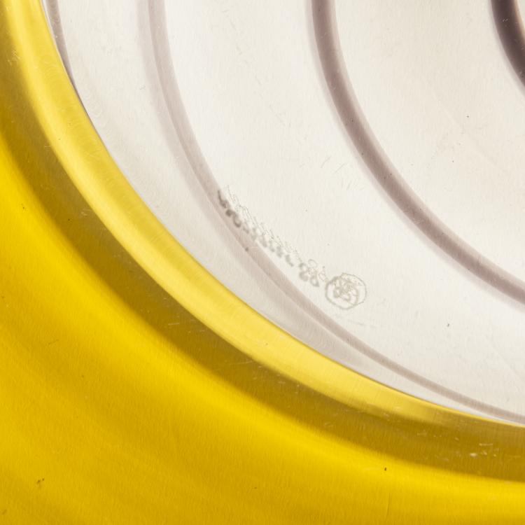 Bild 2 zu Objekt, Large 'Incalmo' plate, 1989, Birgitta Karlsson,Owe Thorssen, Venini & C., Murano, 158C 862
