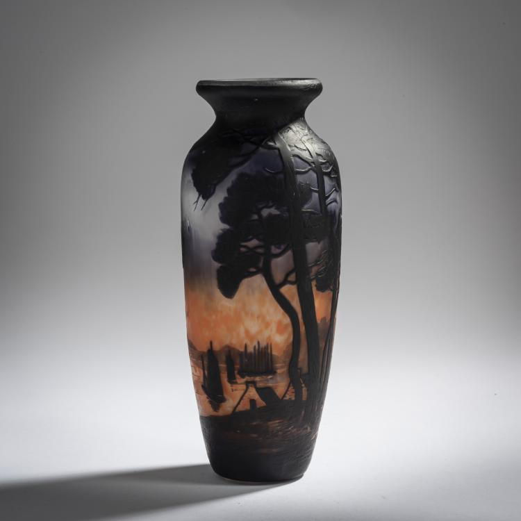Bild 2 zu Objekt, Vase 'Paysage', um 1925, Muller Fr&egrave;res, Lun&eacute;ville, 159B 231