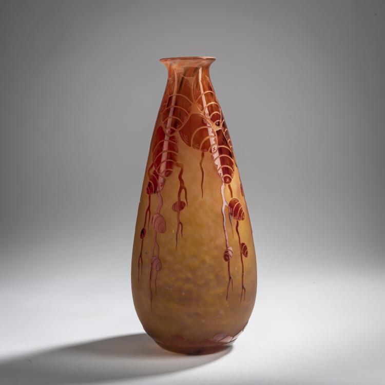Bild 1 zu Objekt, 'C&egrave;dres' vase, 1924-27, Charles Schneider, Schneider, Epinay-sur-Seine, 159B 268