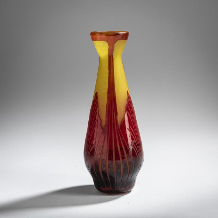 Bild 1 zu Objekt, Small 'Feuilles de Tabac' vase, 1922-23, Charles Schneider, Schneider, Epinay-sur-Seine, 159B 257