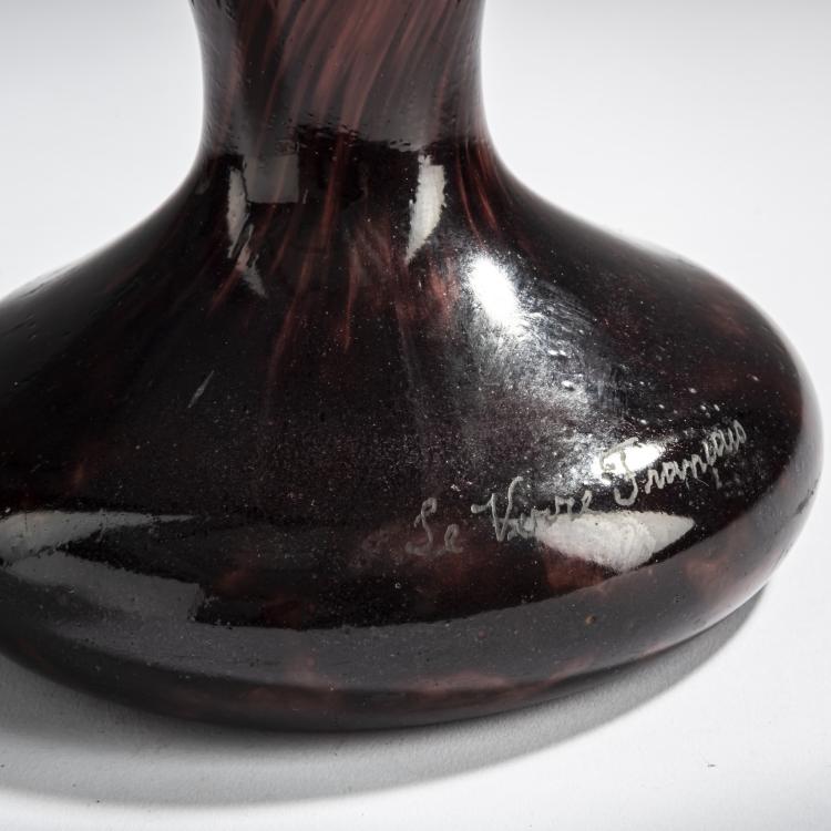 Bild 2 zu Objekt, Gro&szlig;e Vase 'Feuilles de Tabac', 1922-23, Charles Schneider, Schneider, Epinay-sur-Seine, 159B 258