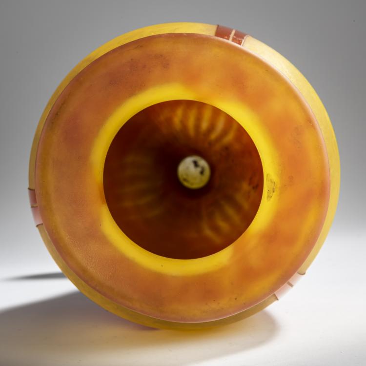 Bild 3 zu Objekt, Gro&szlig;e Vase 'Feuilles de Tabac', 1922-23, Charles Schneider, Schneider, Epinay-sur-Seine, 159B 258